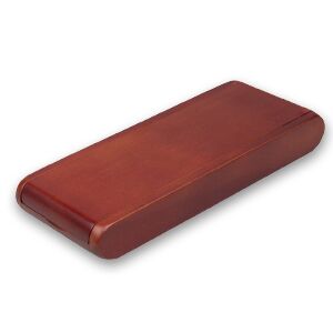 Deluxe Red wood twin Pen Case