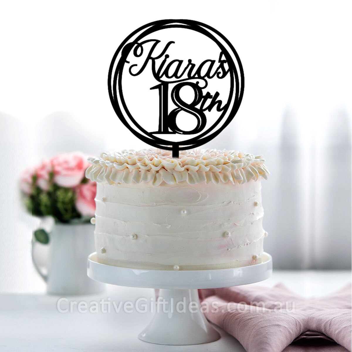 Personalised Made in Year Cake Topper